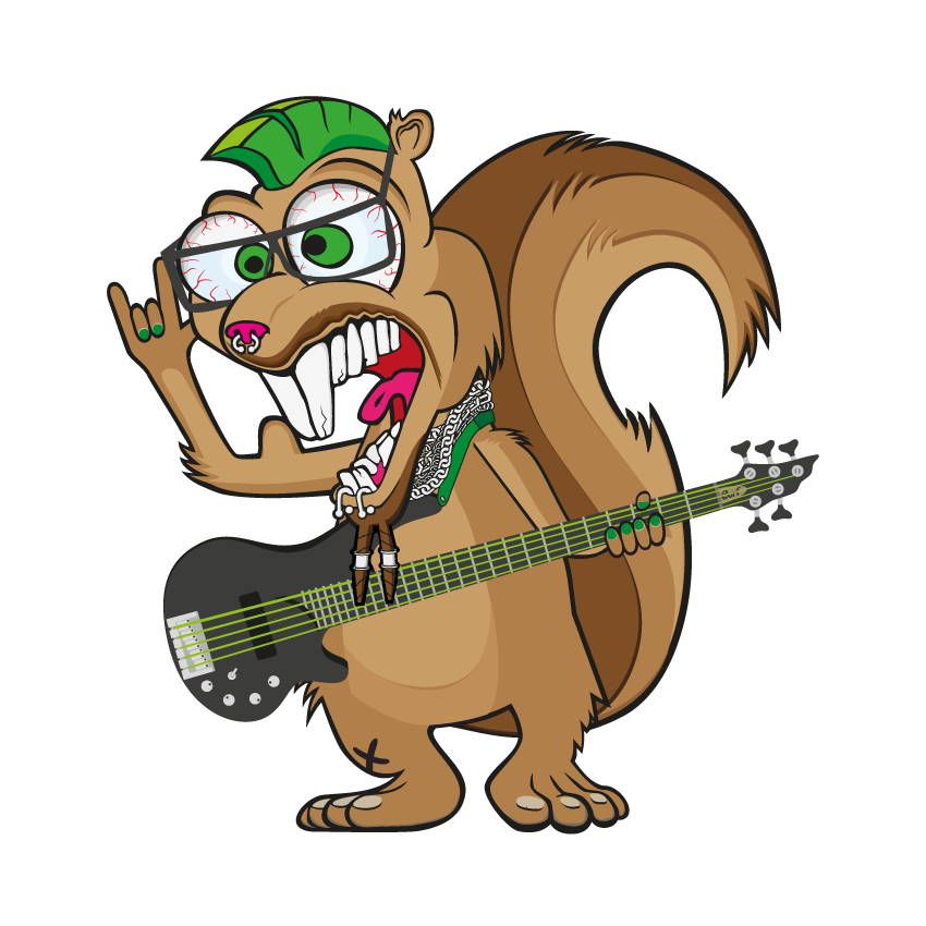 eichhörnchen-Zerlegt